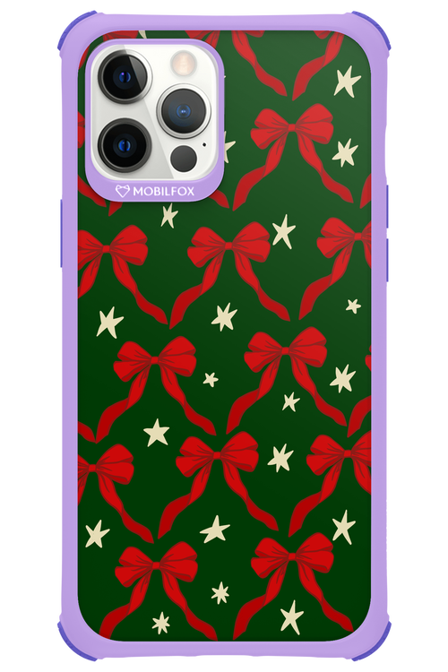 Bow & Stars (Green) - Apple iPhone 12 Pro Max