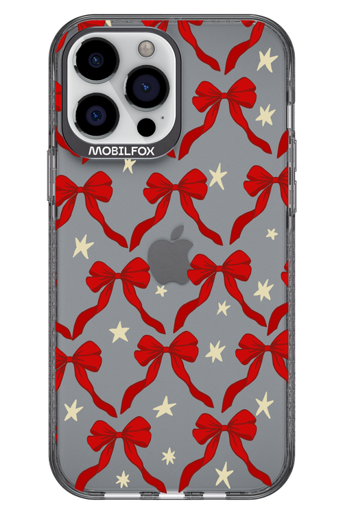Bow & Stars (Transparent) - Apple iPhone 13 Pro Max