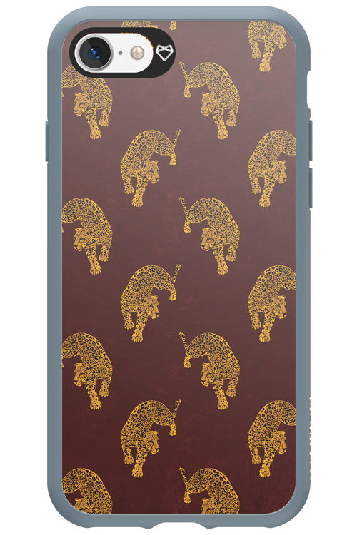 Burgundy Leopard Pattern - Apple iPhone 7