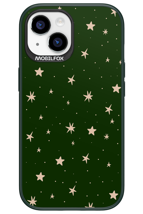 Forest Green Stars - Apple iPhone 15