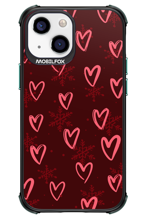 Christmas Hearts - Apple iPhone 13 Mini