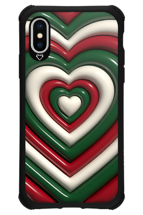 XMAS Hearts - Apple iPhone X