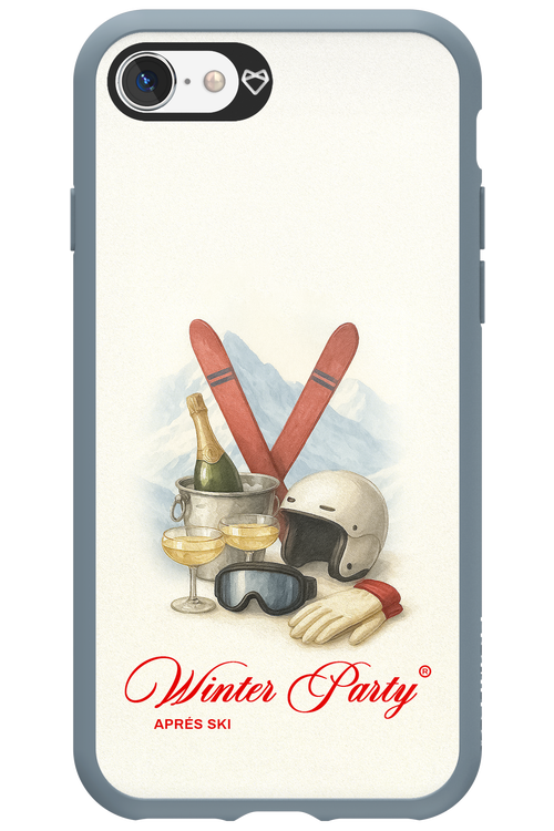 Winter Ski Party - Apple iPhone 8