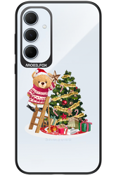 Christmas Bear (Transparent) - Samsung Galaxy A35