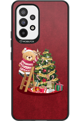 Christmas Bear (Burgundy) - Samsung Galaxy A53