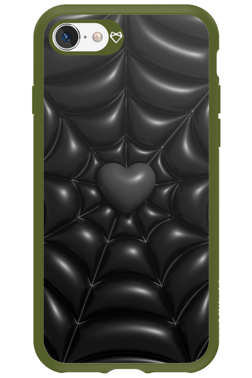 Black Spider Heart - Apple iPhone SE 2020