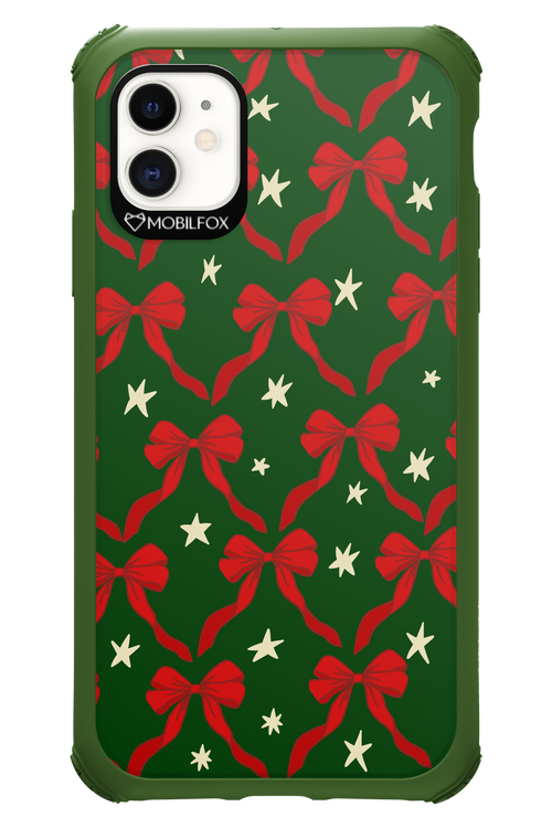 Bow & Stars (Green) - Apple iPhone 11