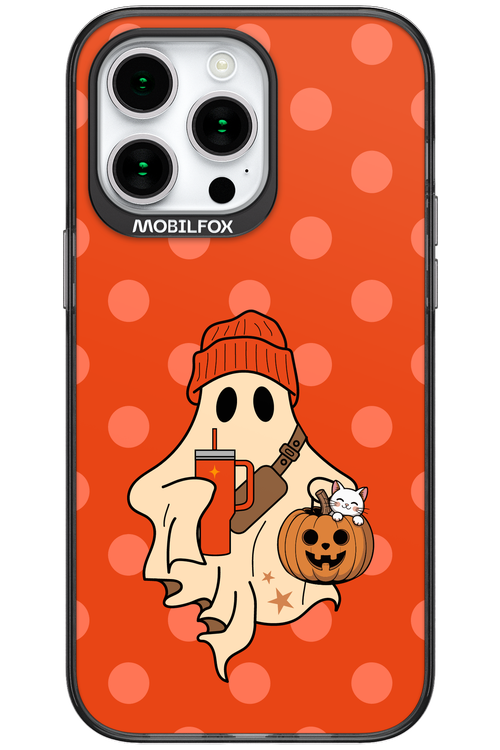 Ghost Girl (Orange) - Apple iPhone 15 Pro Max