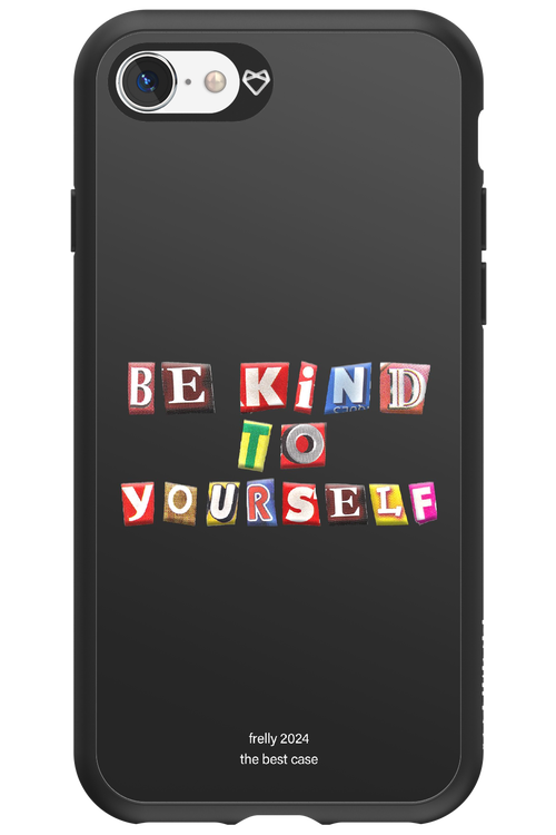 Be Kind To Yourself Black - Apple iPhone SE 2020