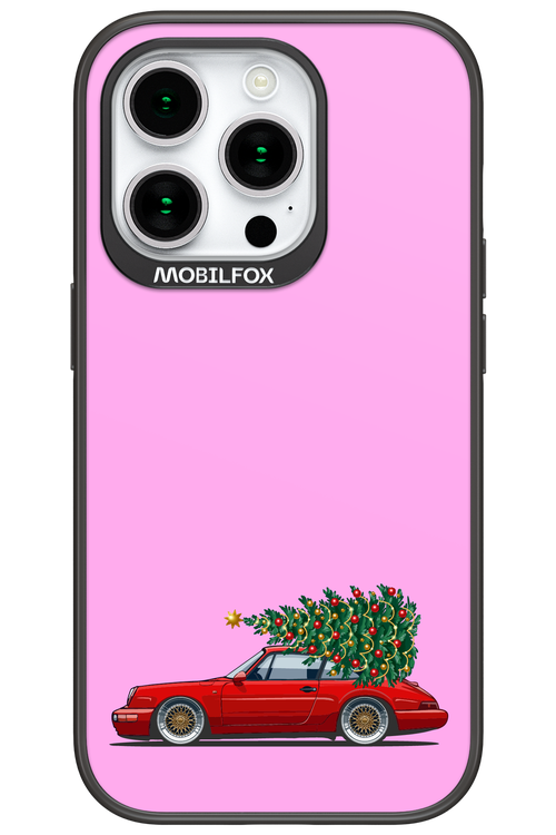 XMAS Car Pink - Apple iPhone 15 Pro