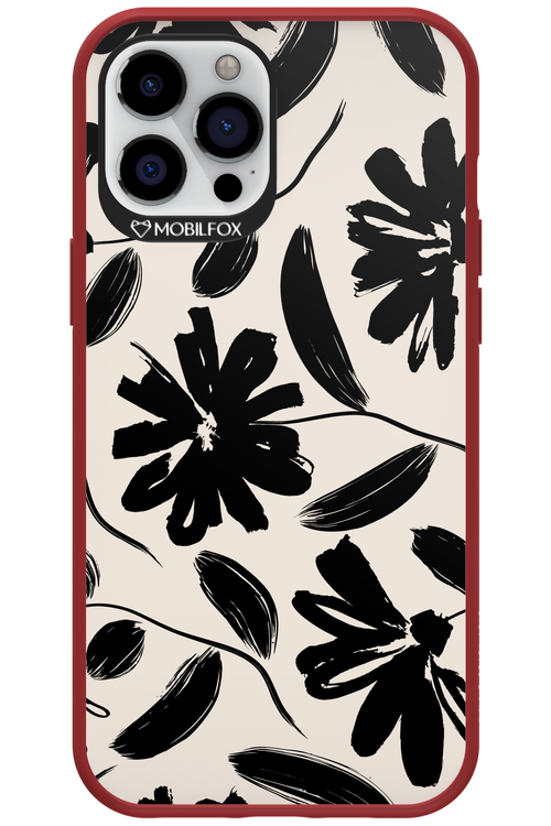 Monochrome Flowerss 2.0 - Apple iPhone 12 Pro Max