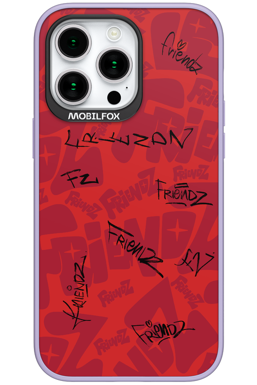 FRIENDZ Red - Apple iPhone 15 Pro Max