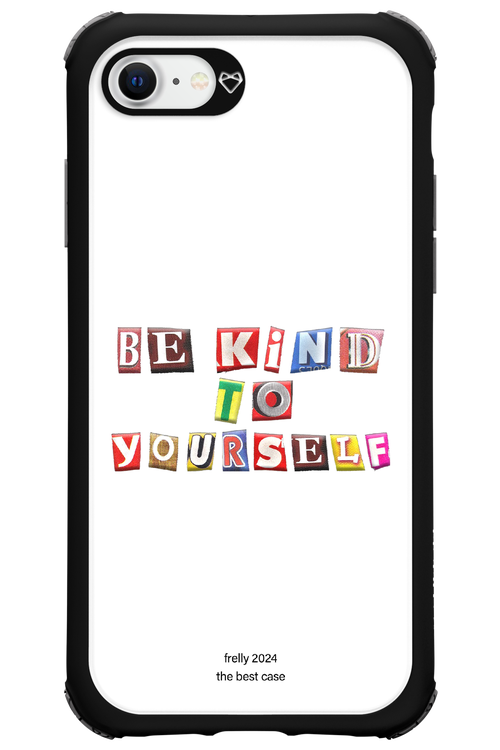 Be Kind To Yourself White - Apple iPhone 8