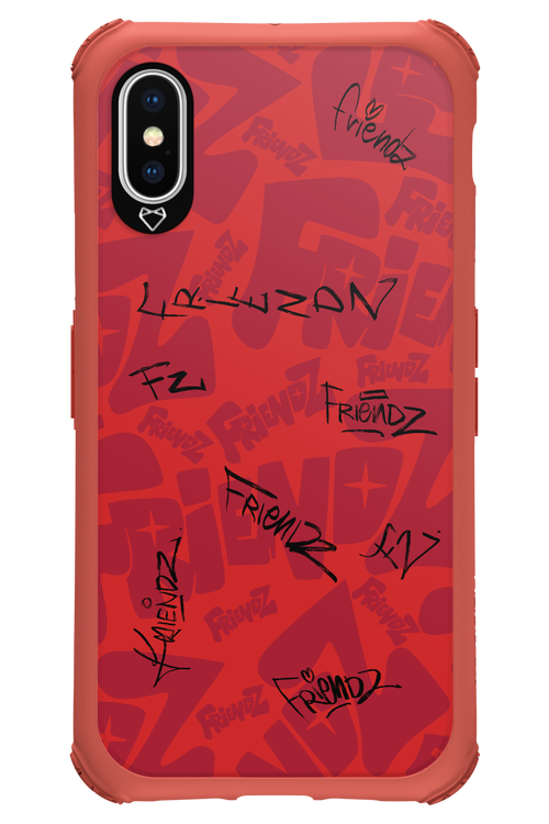 FRIENDZ Red - Apple iPhone XS