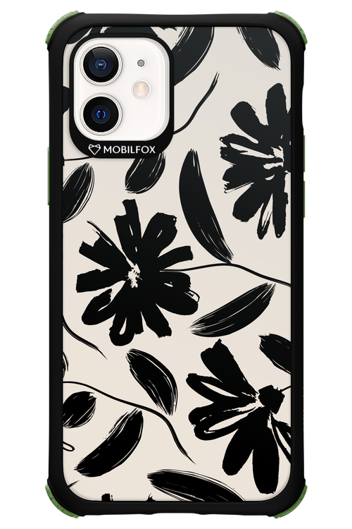 Monochrome Flowerss 2.0 - Apple iPhone 12