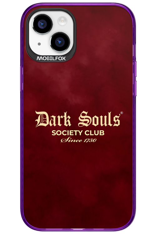 Dark Souls (Burgundy) - Apple iPhone 15 Plus