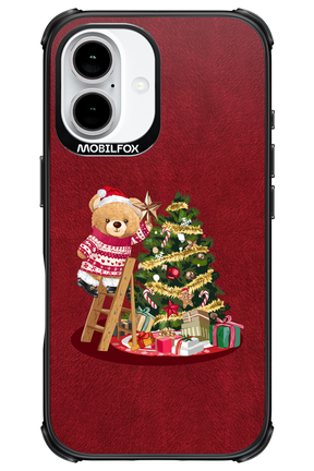 Christmas Bear (Burgundy) - Apple iPhone 16