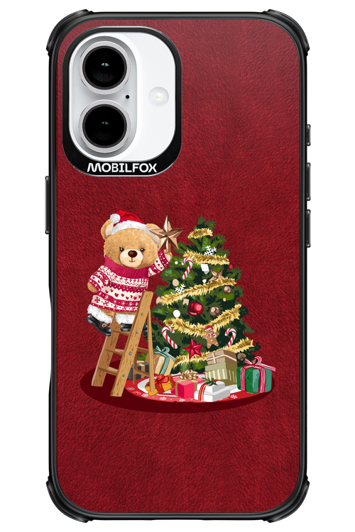 Christmas Bear (Burgundy) - Apple iPhone 16