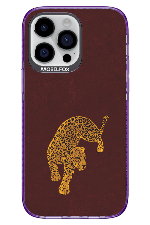 Burgundy Leopard - Apple iPhone 14 Pro Max