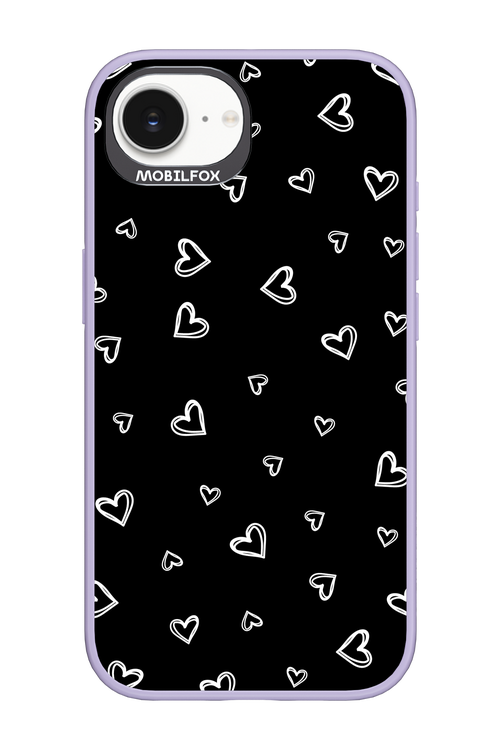 Monochrome Hearts 2.0 - Apple iPhone 16e