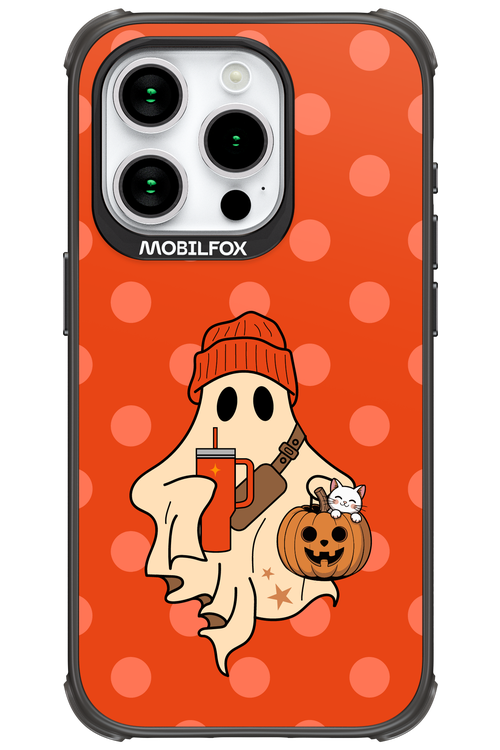 Ghost Girl (Orange) - Apple iPhone 15 Pro