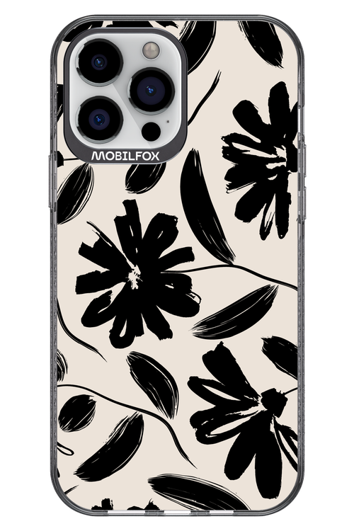 Monochrome Flowerss 2.0 - Apple iPhone 13 Pro Max