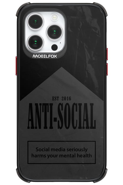 ANTI-SOCIAL (BLVCK) 2.0 - Apple iPhone 14 Pro Max