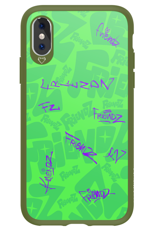 FRIENDZ Green - Apple iPhone XS
