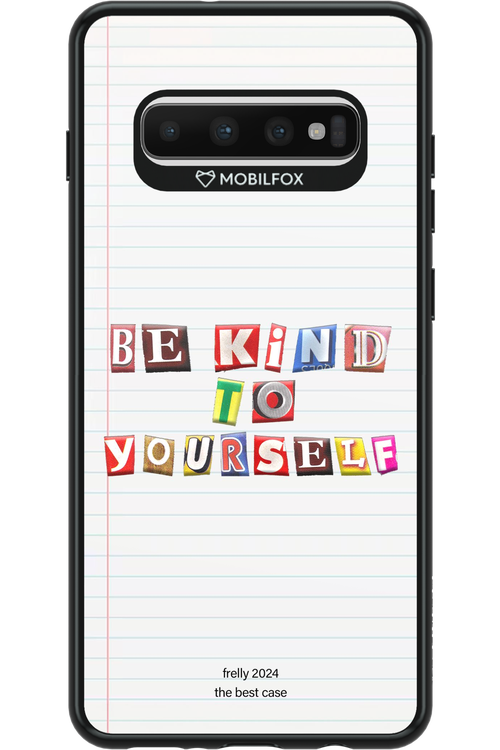 Be Kind To Yourself Notebook - Samsung Galaxy S10+