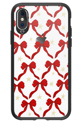 Bow & Stars (Transparent) - Apple iPhone XS