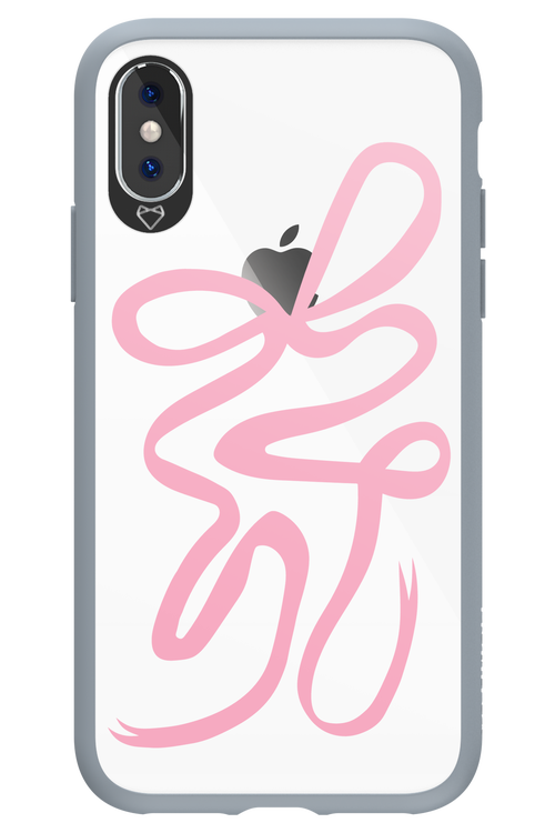 Pink Bow - Apple iPhone X