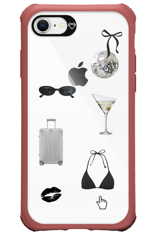 Silver Summer - Apple iPhone 8