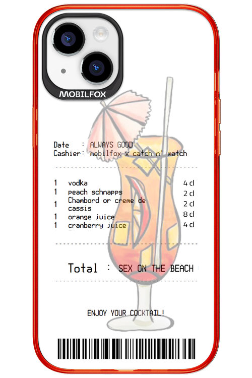 sex on the beach cocktail - Apple iPhone 15 Plus