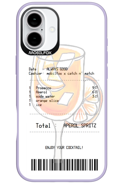 aperol spritz cocktail - Apple iPhone 16 Plus