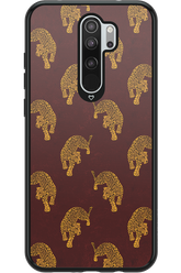 Burgundy Leopard Pattern - Xiaomi Redmi Note 8 Pro
