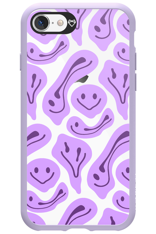 Fluid Smiley Purple - Apple iPhone 8