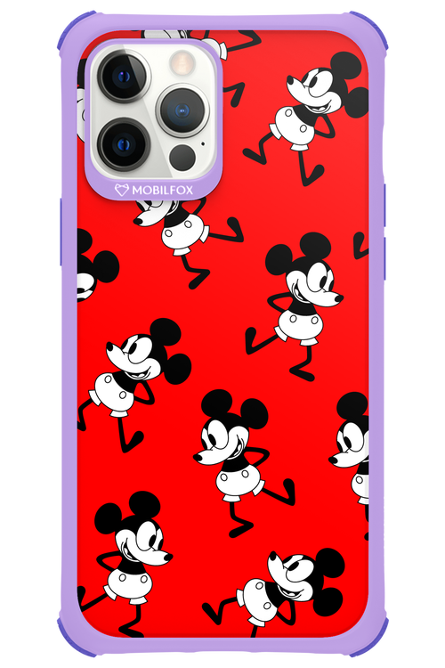Iconic Mouse (red pattern) - Apple iPhone 12 Pro Max