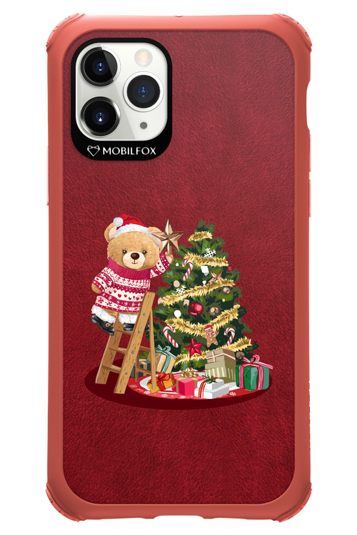 Christmas Bear (Burgundy) - Apple iPhone 11 Pro