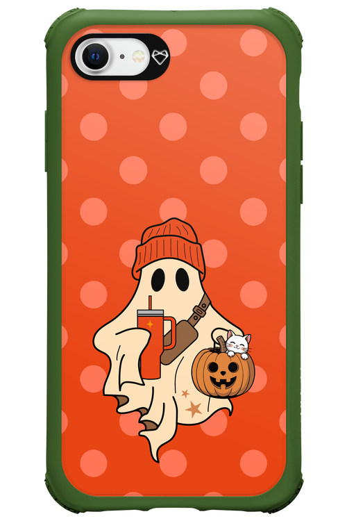 Ghost Girl (Orange) - Apple iPhone SE 2020