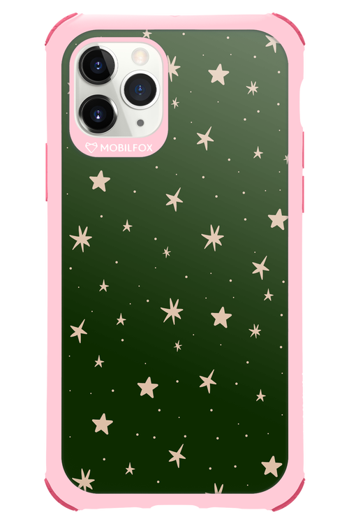 Forest Green Stars - Apple iPhone 11 Pro