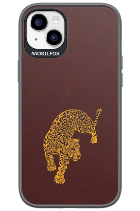 Burgundy Leopard - Apple iPhone 14 Plus