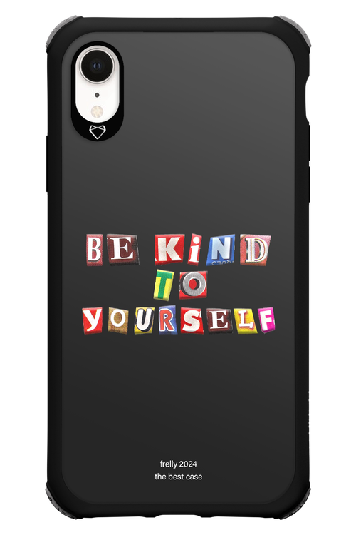 Be Kind To Yourself Black - Apple iPhone XR