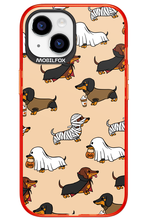 Scary Dachshund - Apple iPhone 15
