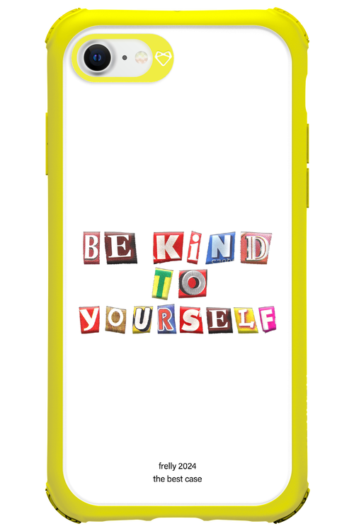 Be Kind To Yourself White - Apple iPhone 8