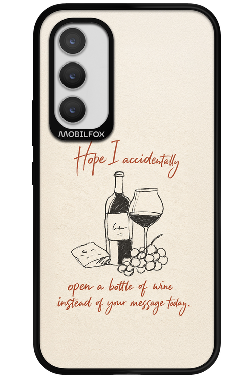 Bottle of wine 2.0 - Samsung Galaxy A34