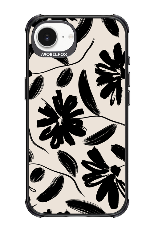 Monochrome Flowerss 2.0 - Apple iPhone 16e