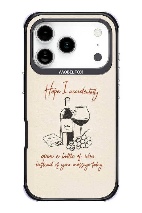 Bottle of wine 2.0 - Apple iPhone 17 Pro