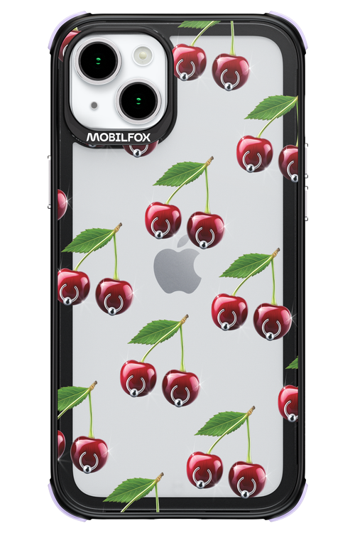 Spicy Cherries Transparent - Apple iPhone 15 Plus