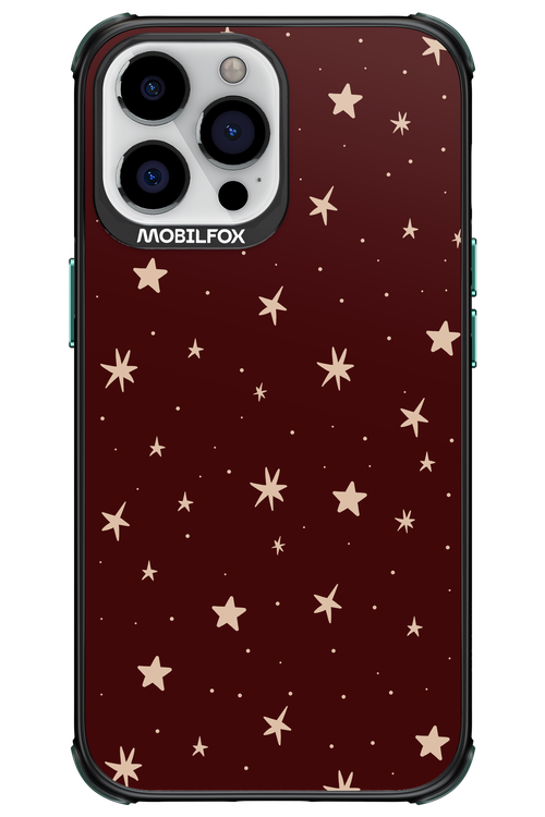 Burgundy Stars - Apple iPhone 13 Pro Max