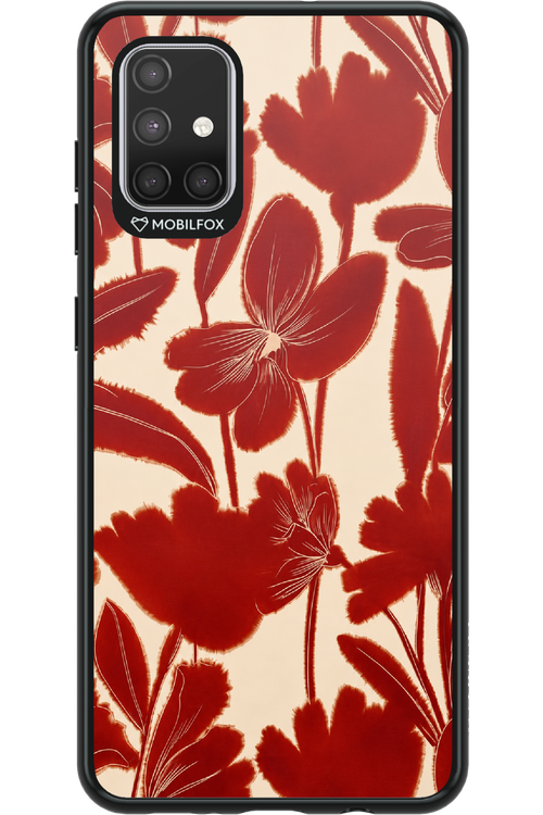 Burgundy Flowers 2.0 - Samsung Galaxy A71
